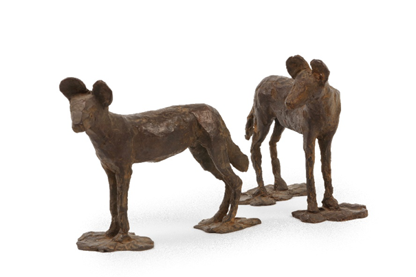 Harriet stoop two wild dogs